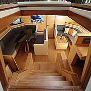 Futuna 70 aluminum composite sail yacht interior design photo